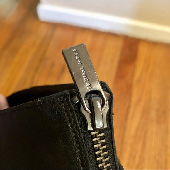 Michael Kors Leather Platform Stiletto Boots Detachable Studded Harness Sz 8.5 - Picture 7 of 16